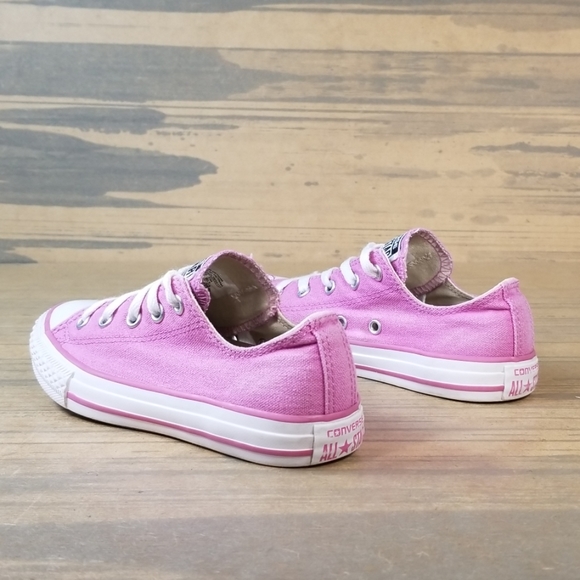 ***SOLD***Converse All Star Low Top Pink Sneakers - Picture 4 of 8